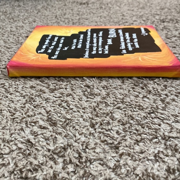 Original Jack Kerouac Quote Acrylic Painting  8x10 unframed canvas - Picture 5 of 7